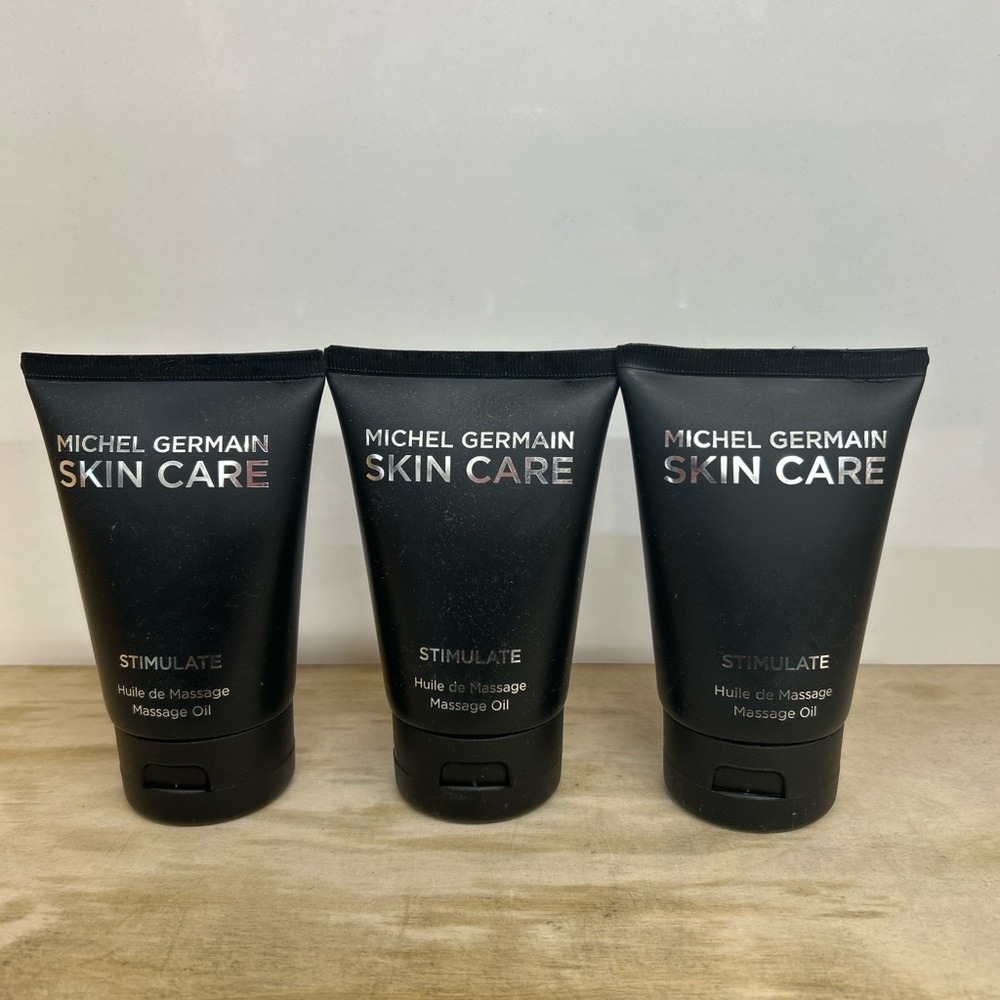 Michel Germain Black Massage Oil Set Stimulate Massage Oil